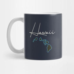 Hawaii islands Mug